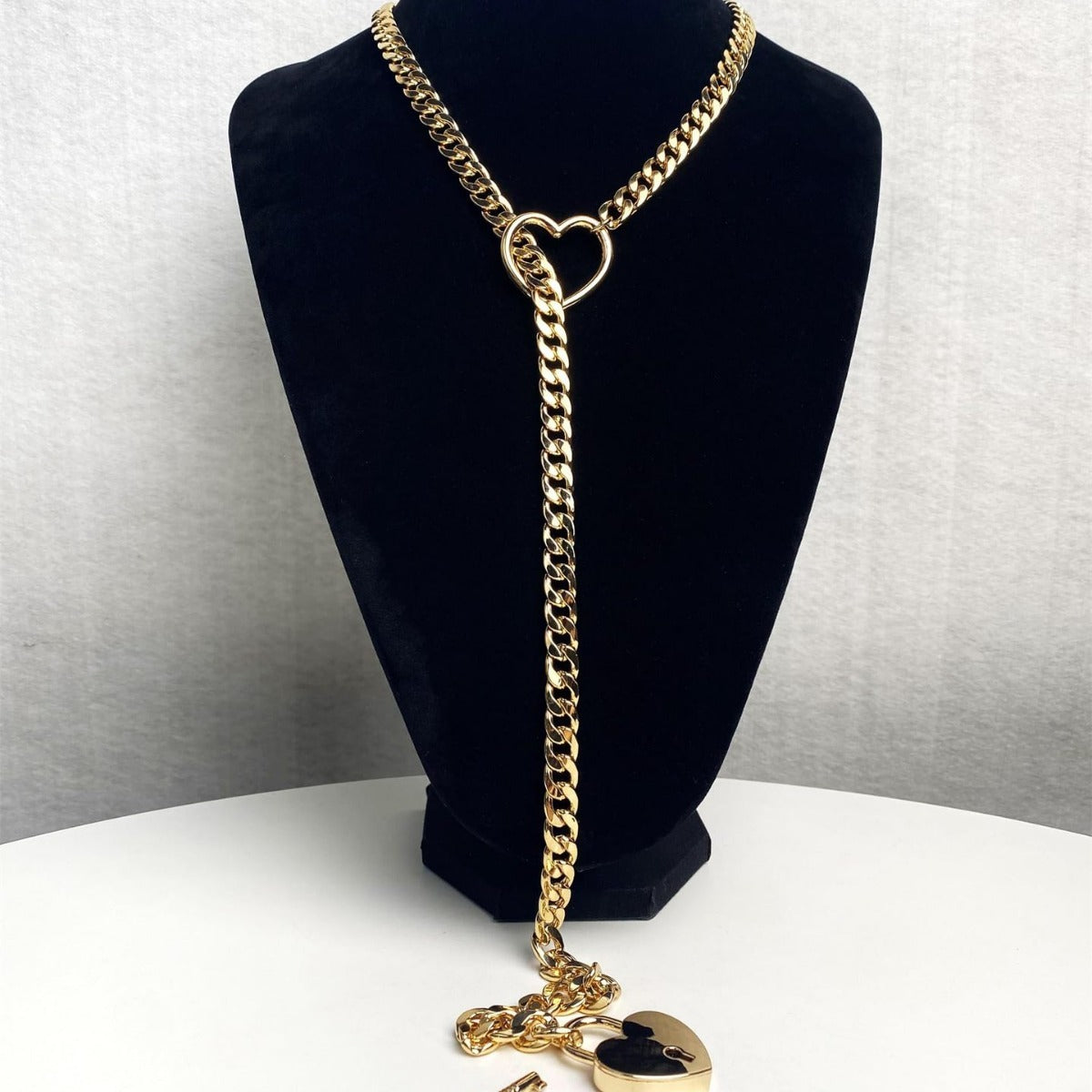 Lock Heart Slip Chain