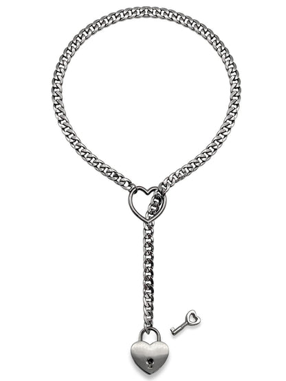 Lock Heart Slip Chain