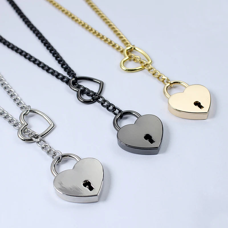 Lock Heart Slip Chain