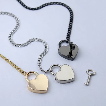 Lock Heart Slip Chain