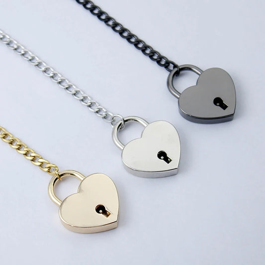 Lock Heart Slip Chain